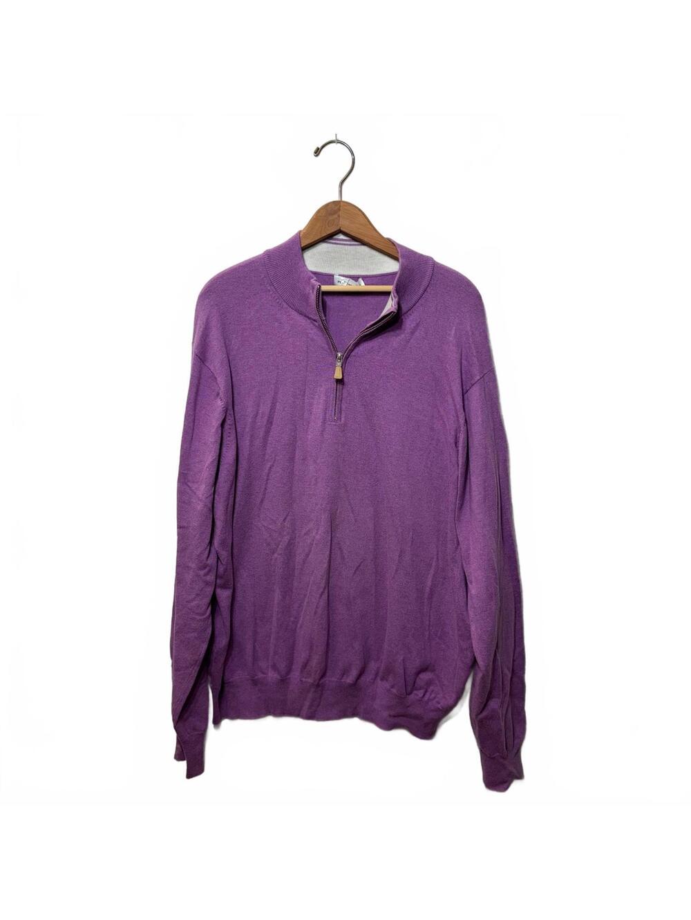 Peter Millar Pima Cotton Silk Cashmere 1/4 Zip XL